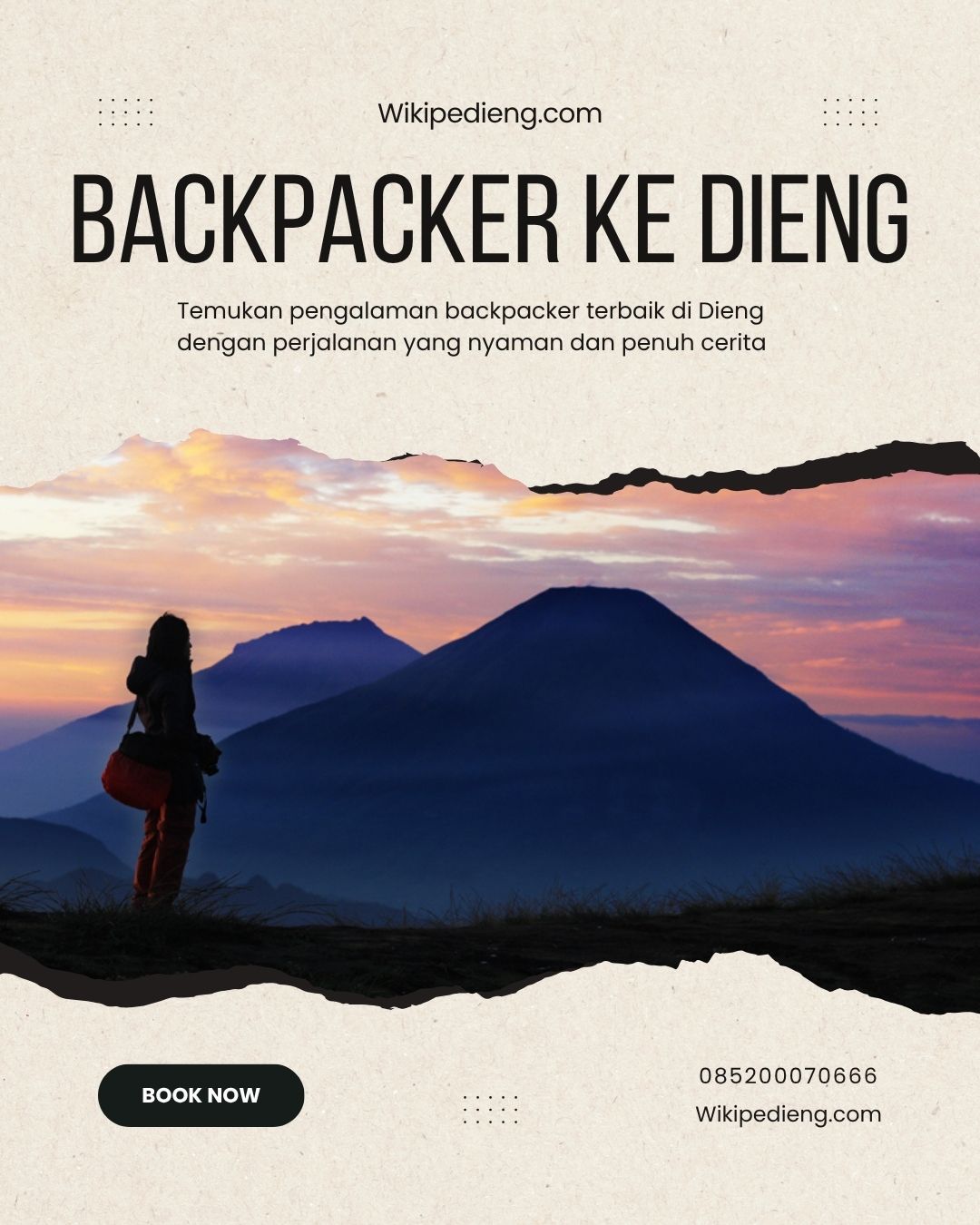 Travelling Ala Backpacker ke Dieng