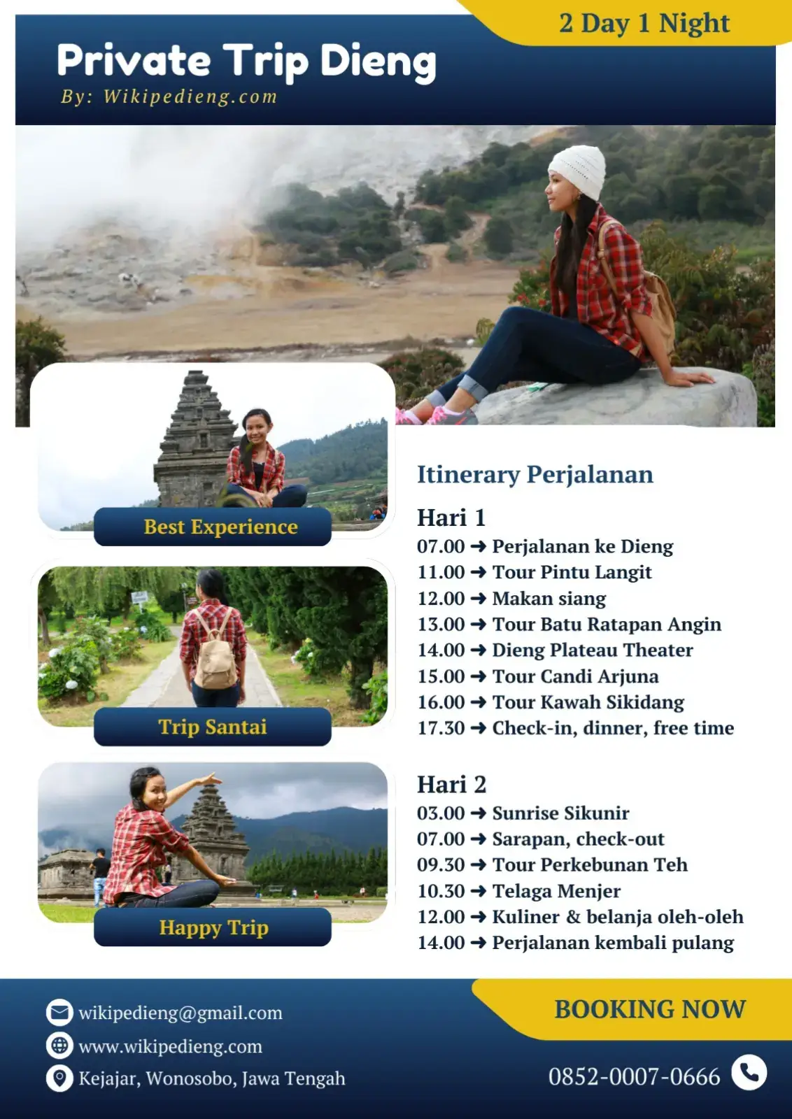 Harga Paket Wisata Dieng